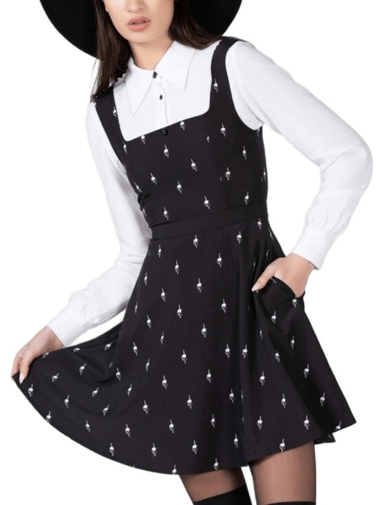 Killstar Dresses & Skirts - Killstar Little Storm Cloud Pinafore Dress